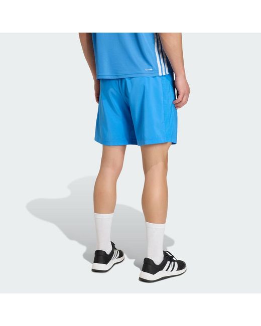 Adidas Blue Workout Essentials Base Woven Short for men