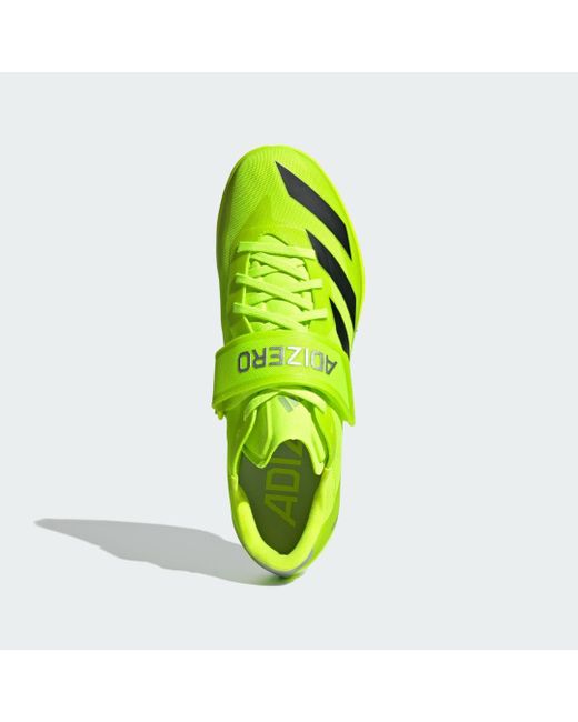 Adidas Yellow Adizero Hj Track And Field Shoes