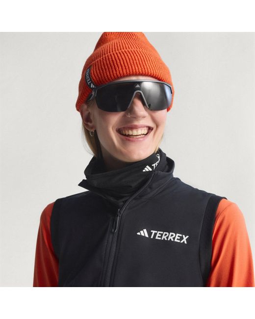 Adidas Red Terrex Xperior Cross-Country Ski Softshell Vest