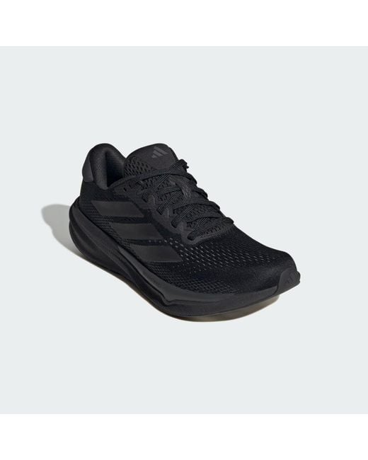 Adidas Black Supernova Stride 2 Running Shoes