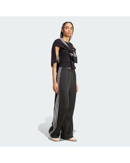Adidas Black Adicolor Firebird Knit Track Pants