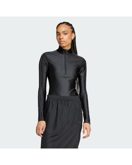 Body Firebird Zip-Up di Adidas in Black