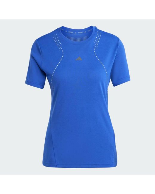 Adidas Blue Designed For Training Heat.Rdy Hiit T-Shirt