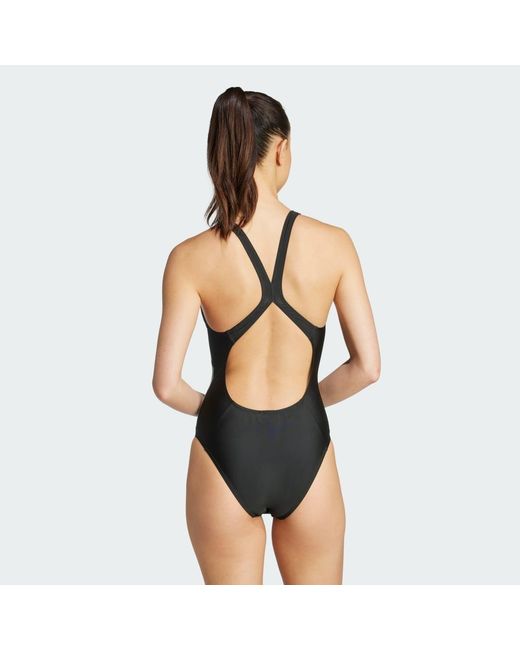 Adidas Originals Black Logo C-Back Swimsuit