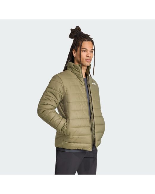 Adidas Green Terrex Multi Essentials Insulated Jacket for men