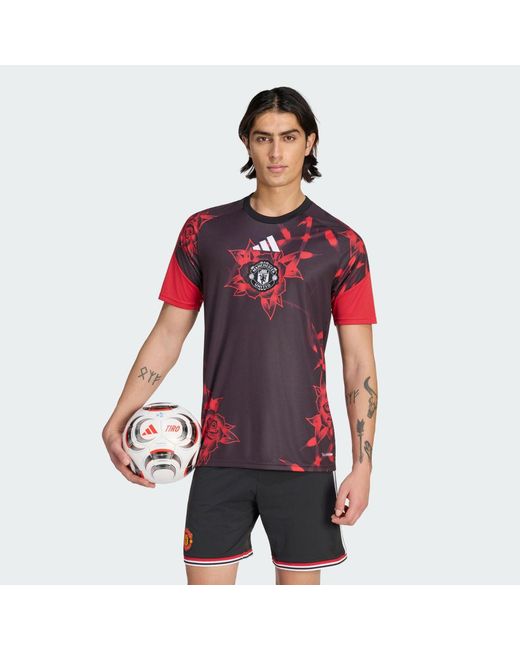 Adidas Red Manchester United 26/27 Pre Match Jersey for men