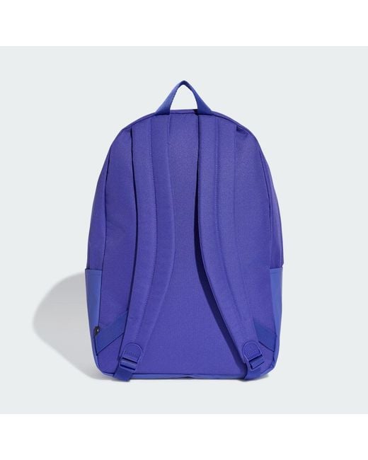 Adidas Blue Classic 3 Bar Logo Backpack