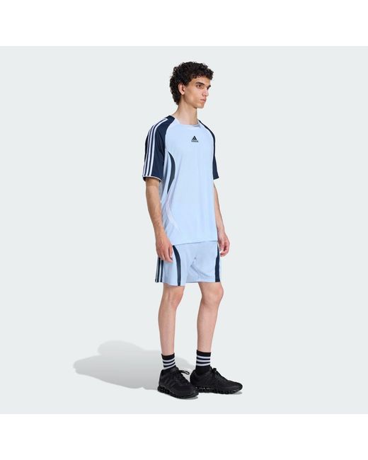 Adidas Blue Teamgeist Adicolor Shorts for men