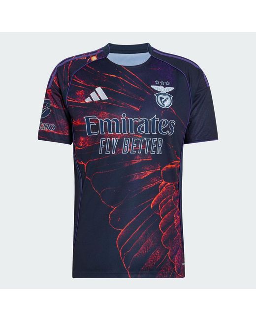 Adidas Blue Sl Benfica 25/26 Fourth Replica Jersey for men