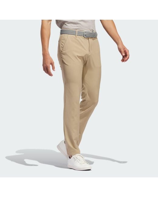 Adidas Natural Ultimate365 Tapered Golf Trousers for men