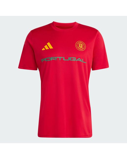 Adidas Red Fifa World Cup 26 Portugal Jersey for men