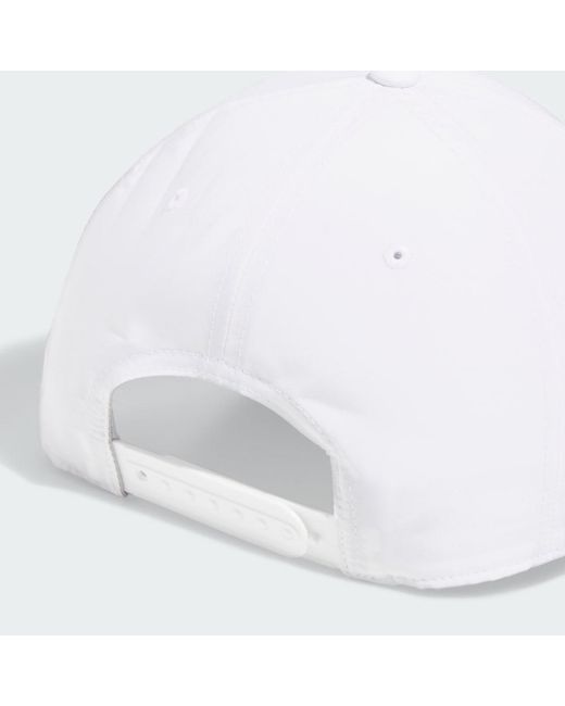 Adidas White Golf Performance Crestable Cap for men