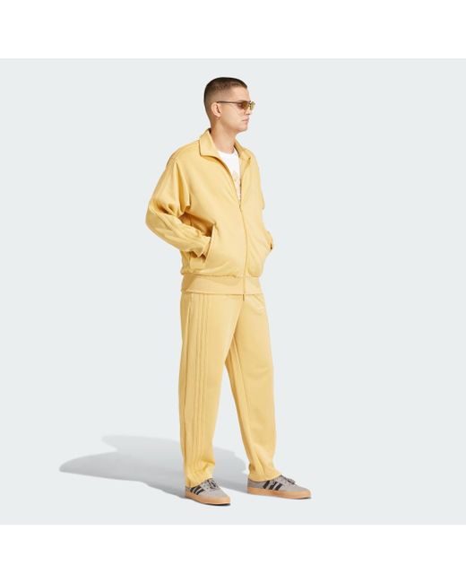Adidas Yellow Track Top for men