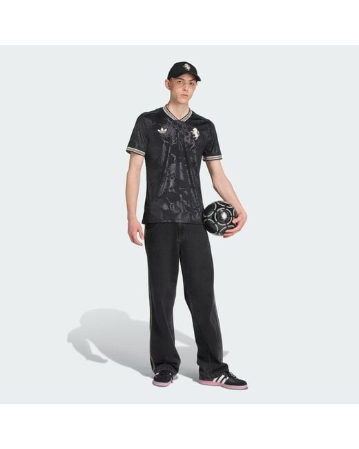 Adidas Black Football Juventus 25/26 Third Jersey Kc3486 for men