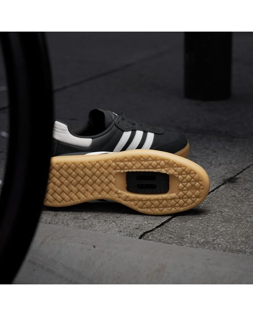 Adidas Black VELOSAMBA LEATHER Fahrradschuh