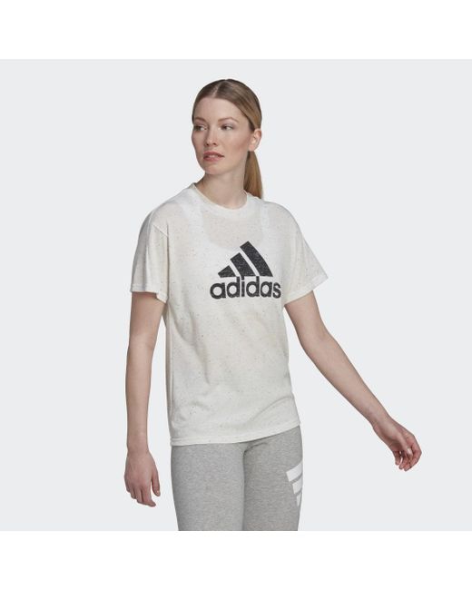 Adidas Gray Future Icons Winners 3 T-shirt