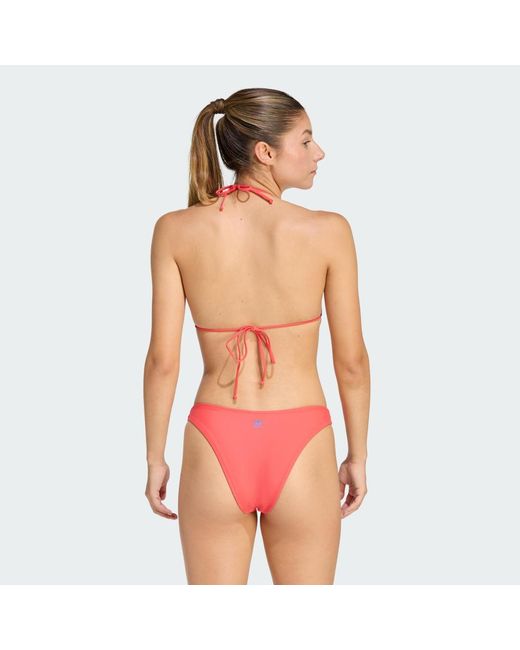 Adidas Red Adicolor Bikini Top