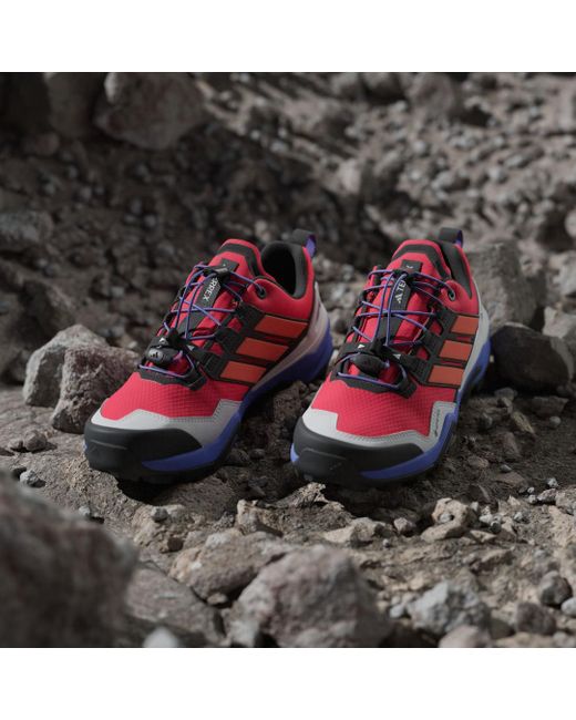 adidas Terrex Skychaser Gore-Tex Hiking Shoes in Red | Lyst UK