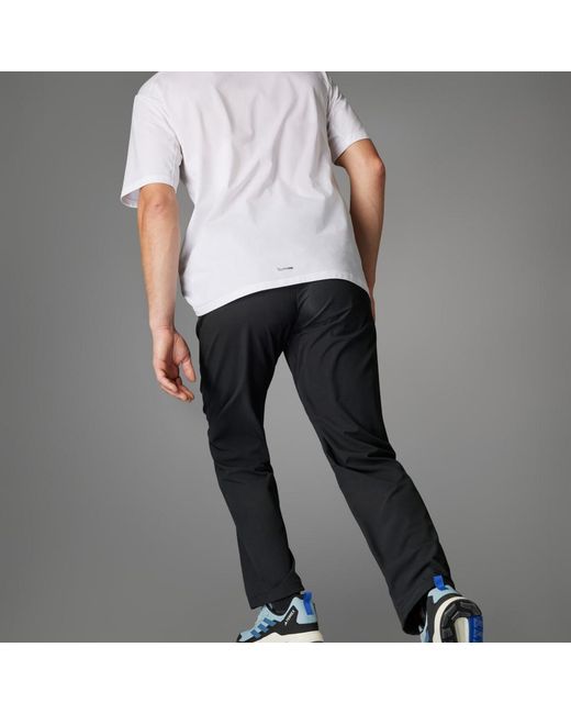 Adidas Black Terrex Multi Liteflex Tracksuit Bottoms for men