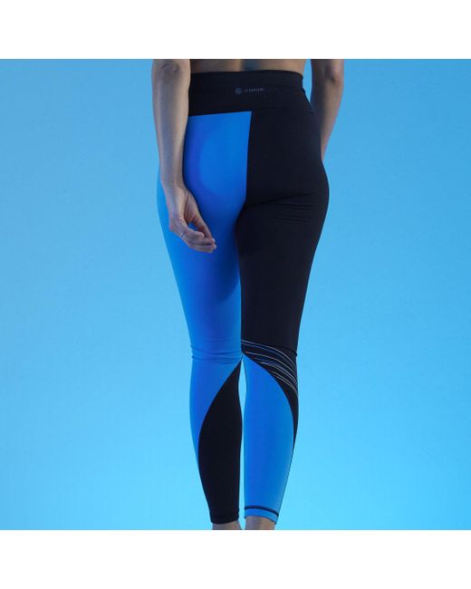 Adidas Blue Capable Of Greatness 7/8 Leggings