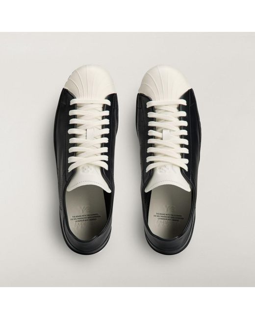 Adidas Black Y-3 Superstar Trainers
