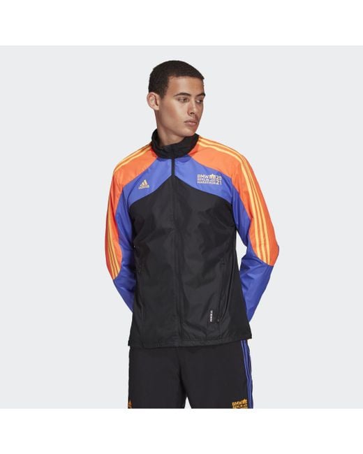 Veste Berlin Marathon 3-Stripes adidas pour homme en coloris Noir | Lyst