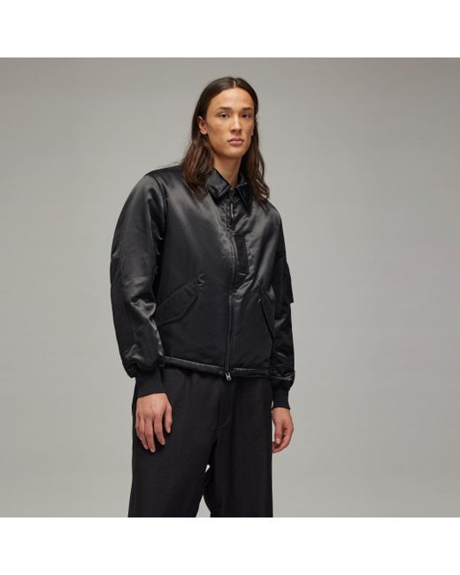 Adidas Black Y-3 Bomber Jacket for men
