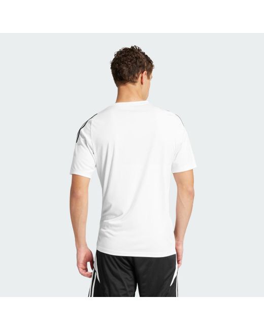 Maglia Tiro 24 di Adidas in White da Uomo
