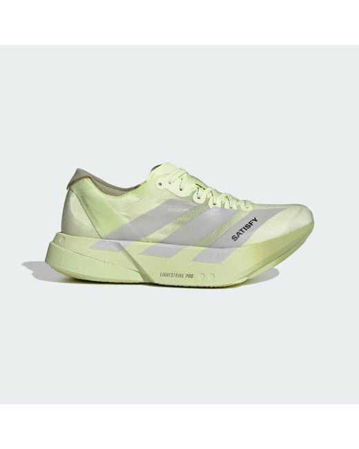 Adidas Green Adizero Adios Pro 4 Satisfy Shoes