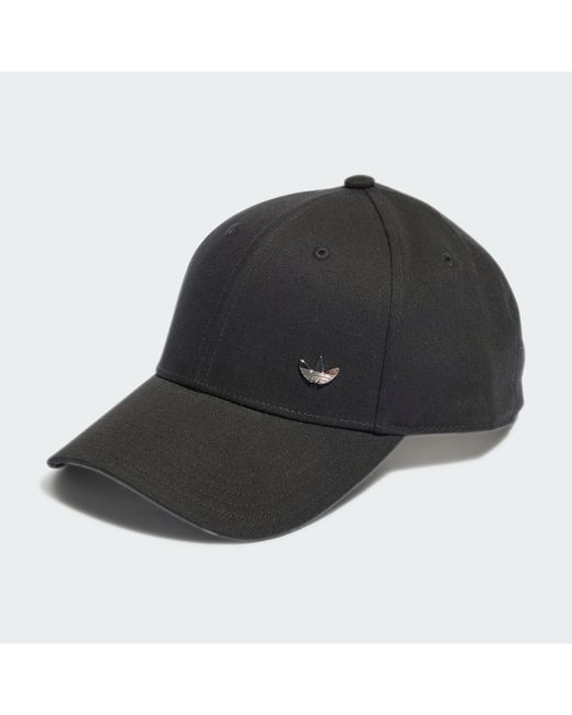 Adidas Originals Black Metallic Trefoil Baseball Cap