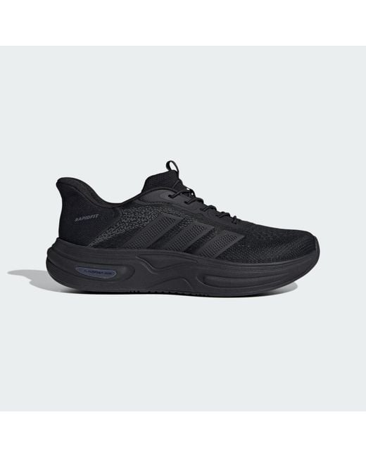 Adidas Black Cloudfoam Cuxxion Rapidfit Shoes for men