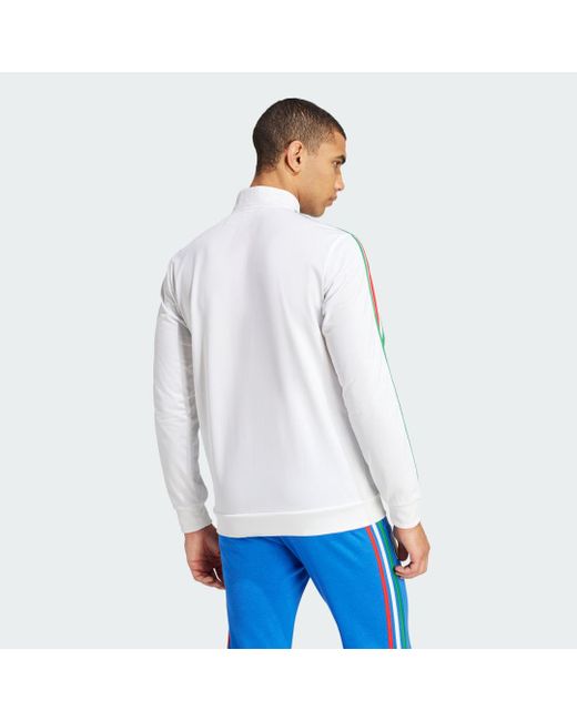 Adidas Blue Italy Dna Track Top for men