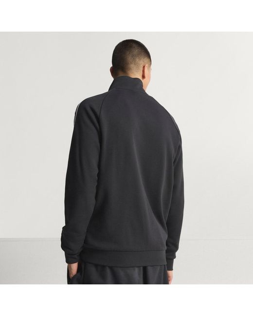 Adidas Black Juventus Fc Originals Half Zip Top for men