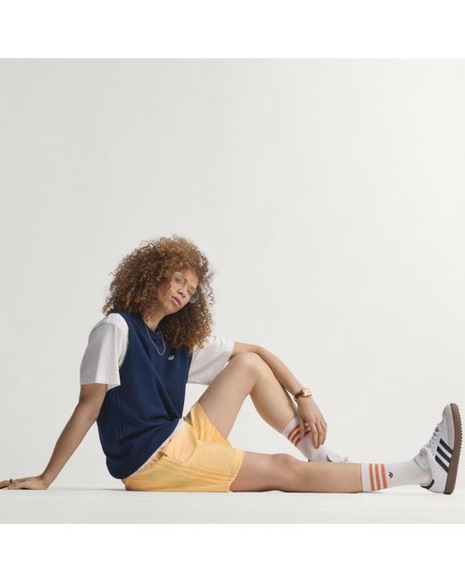 Adidas Blue Originals Twistweave Shorts for men
