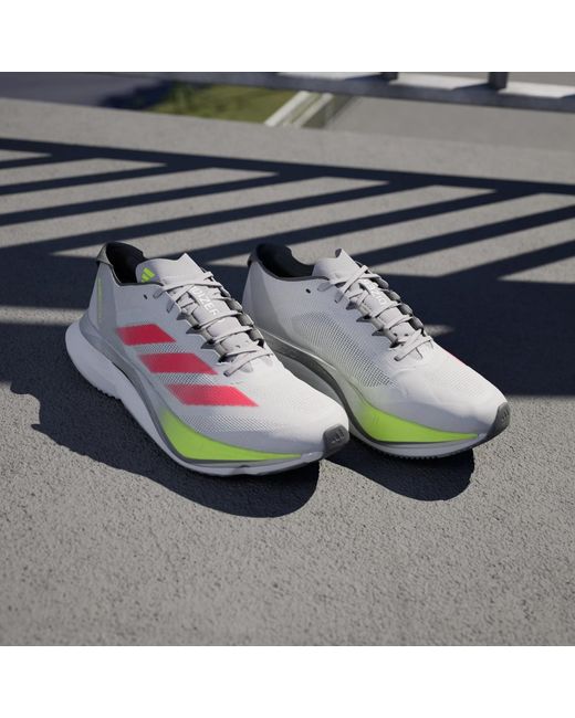Adidas Pink Adizero Boston 12 Shoes
