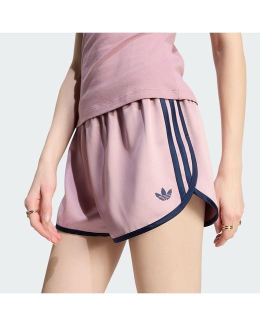 Adidas Multicolor Satin 3S Sprinter Short