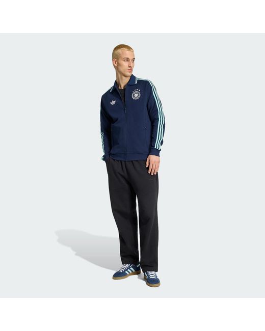 Adidas Blue Germany Away Anthem Jacket for men