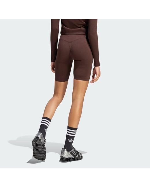 Adidas Brown Essentials Seamless Shorts 5 Inch