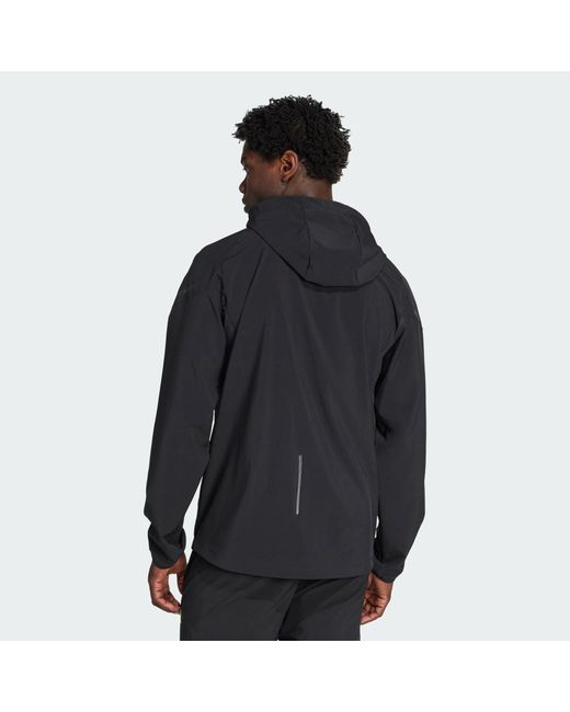 Adidas Black Real Madrid Tiro 25 Pro Vis Tech Travel Jacket for men