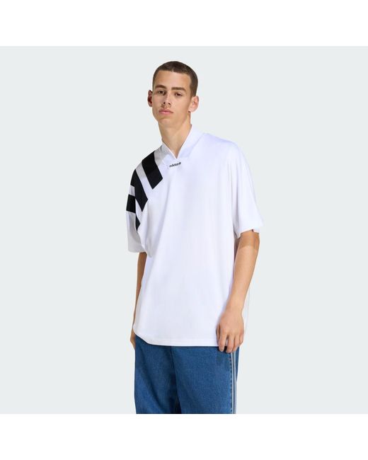Adidas Blue Adicolor Blocked Jersey for men