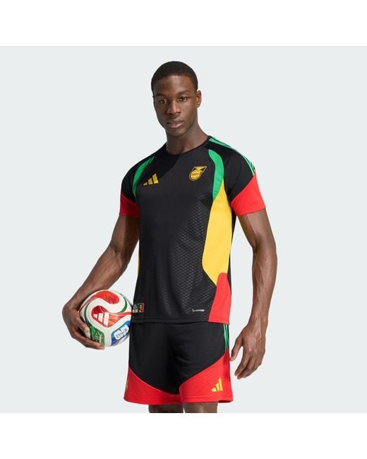 Adidas Red Jamaica 26 X Bob Marley Tiro Training Jersey for men