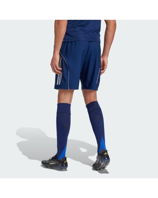 Adidas Blue Tiro 25 Competition Match Shorts for men