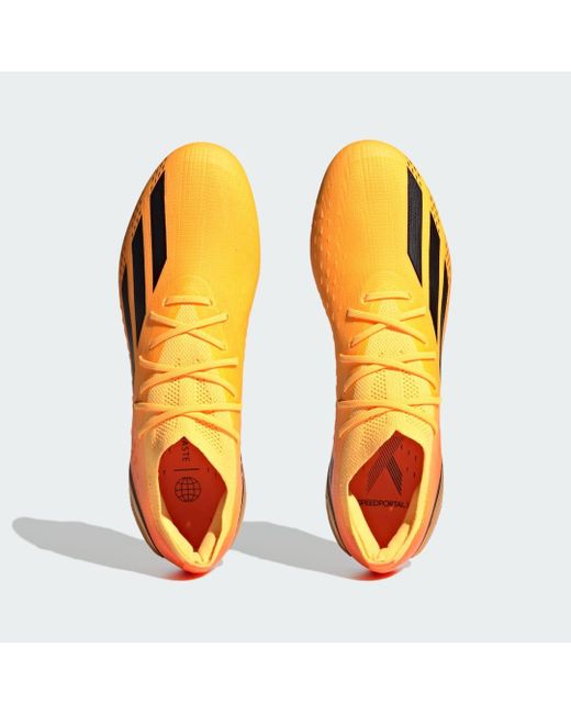 Scarpe da calcio X Speedportal+ Firm Ground di Adidas in Orange