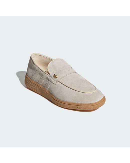Adidas White Handball Spezial Loafer Schuh