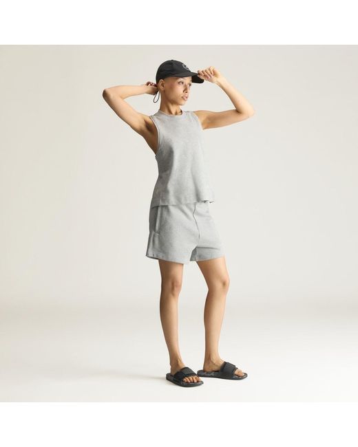 Adidas Gray By Stella Mccartney Logo Tank Top