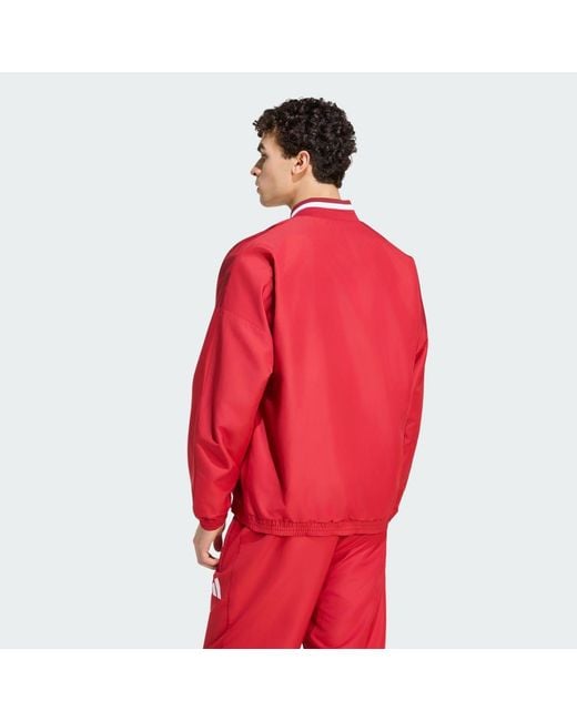 Adidas Red Liverpool Fc Stadium Track Top for men