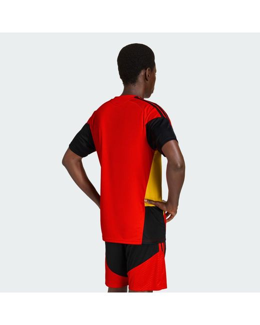 Adidas Originals Red Belgium 26 Tiro Training Jersey for men