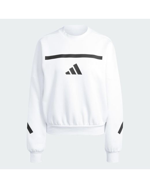 Felpa Z.N.E di Adidas in White