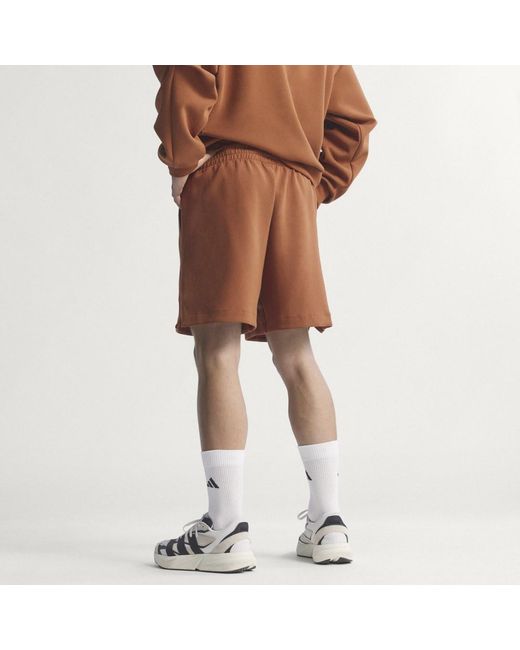 Adidas Brown Soft Lux Shorts for men