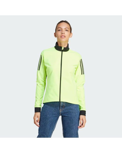 Giacca da ciclismo The COLD.RDY di adidas in Verde | Lyst